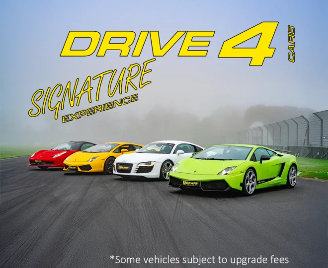 Drive Four Supercars (Signature Experience)
